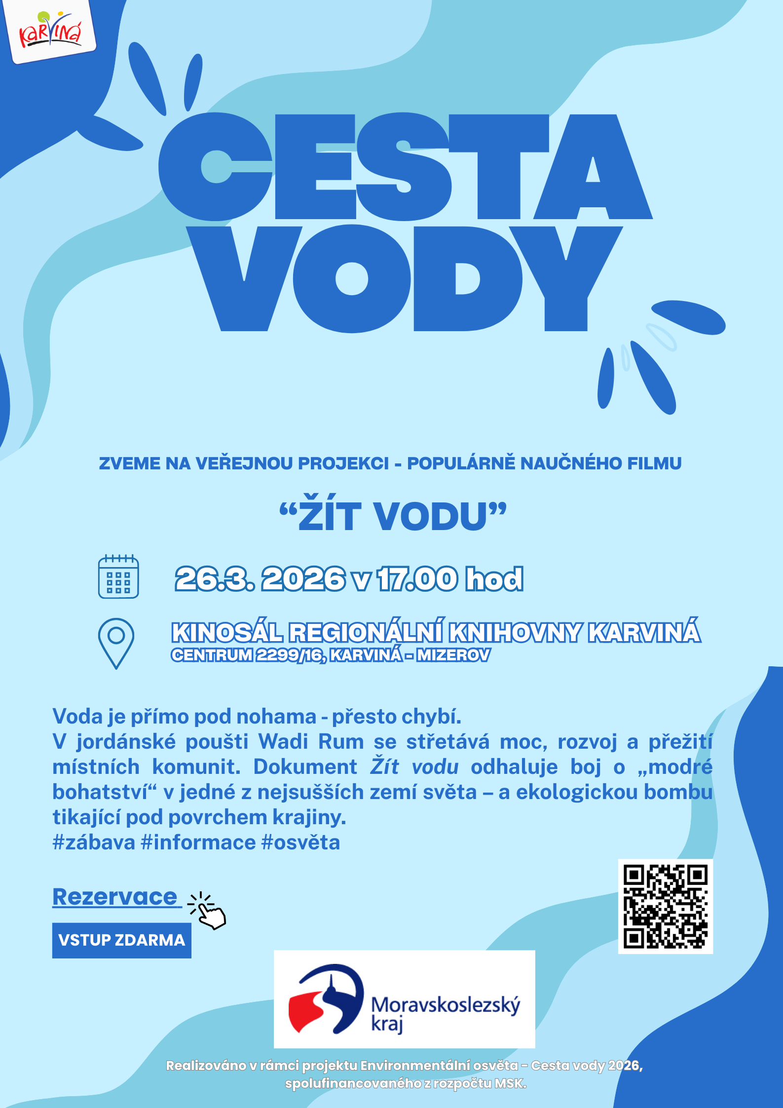 Cesta vody 2026: 